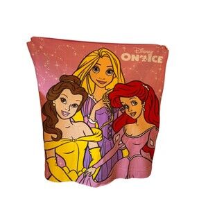 Disney On Ice Pink Disney Princesses Throw Blanket